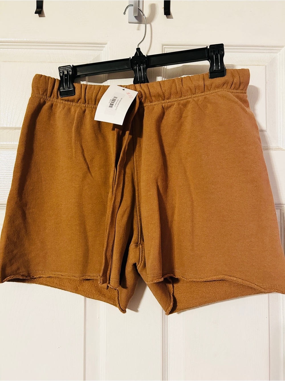 Women's Athletic Drawstring Shorts - Brown